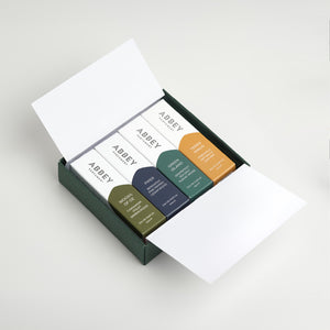 10ml Woods of Oz, Piper, Green Island and Terra Mirus perfume in a green gift box