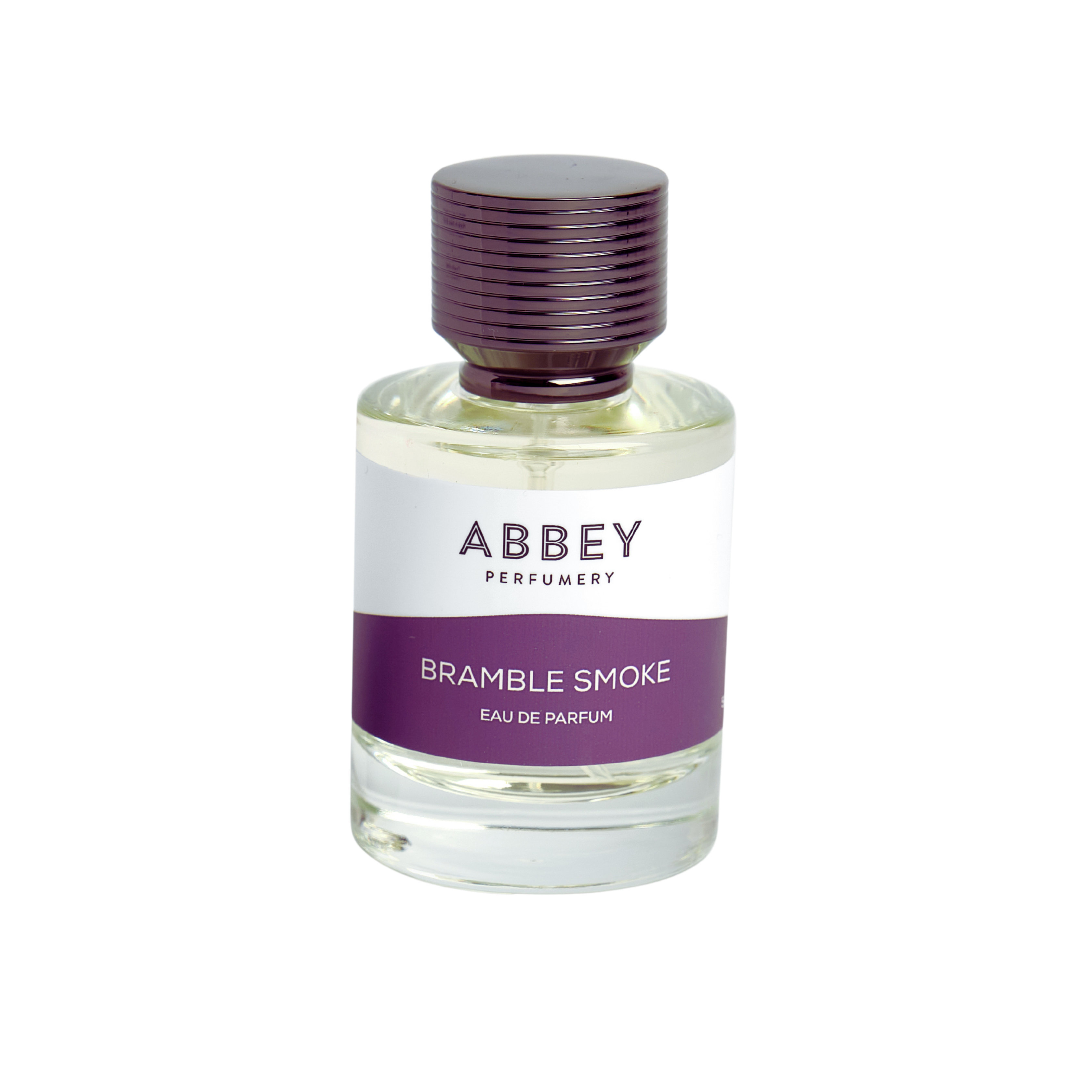 Bramble Smoke perfume bottle 50ml on transparent background