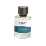 Green Island perfume bottle 50ml on transparent background