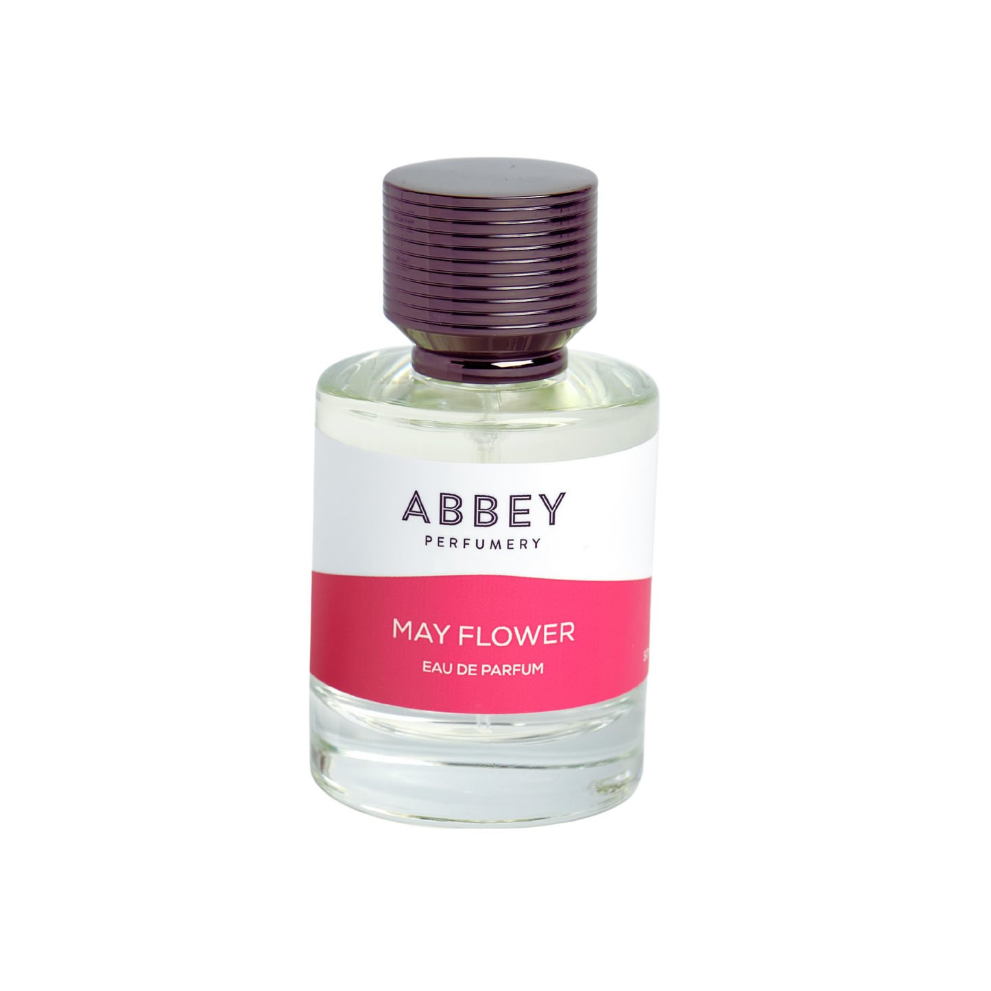 May Flower perfume bottle 50ml on transparent background