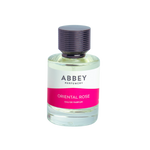 Oriental Rose perfume bottle 50ml on transparent background