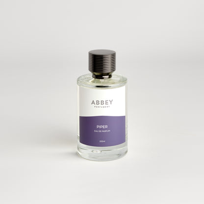 Piper perfume bottle 100ml on white background