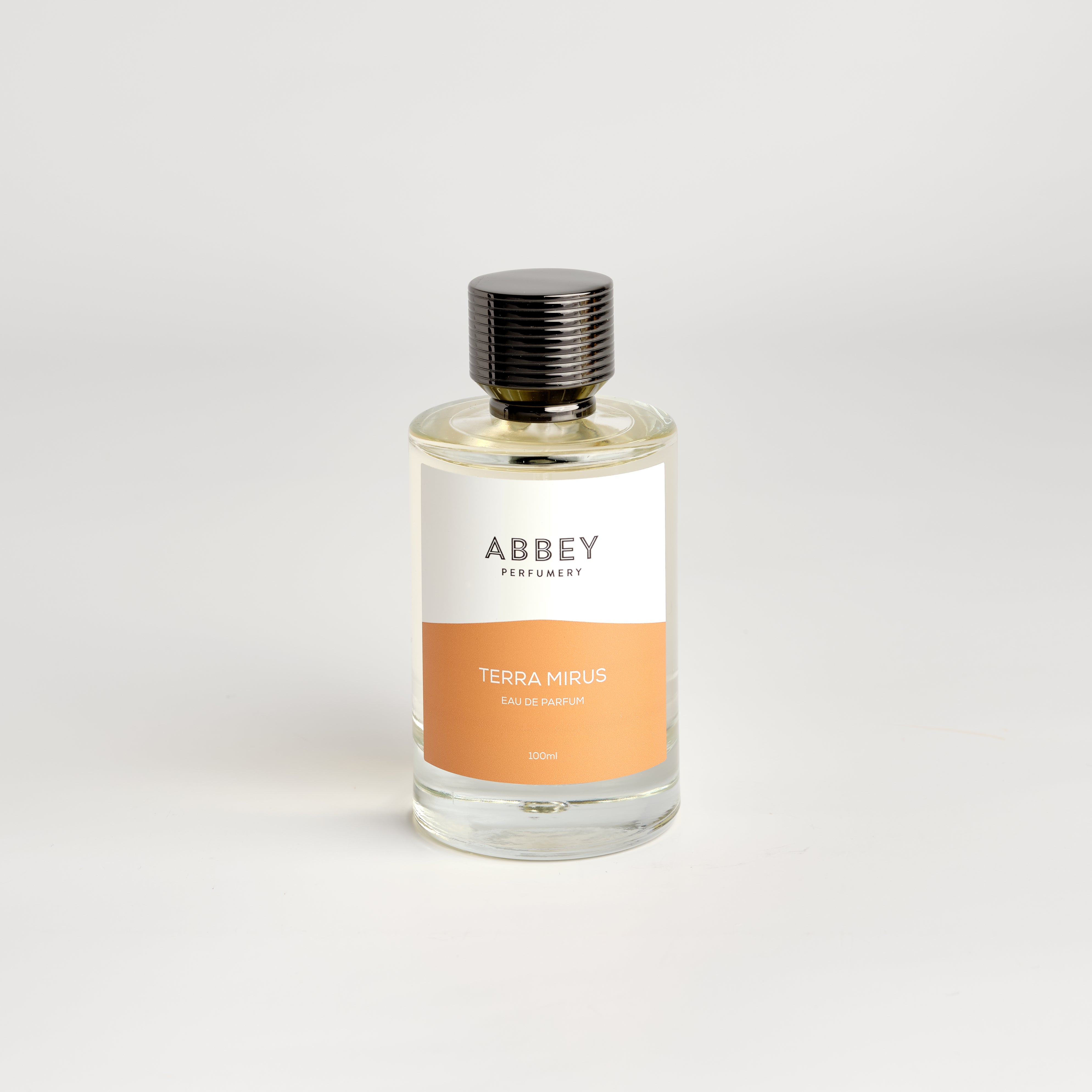 Terra Mirus perfume bottle 100ml on white background