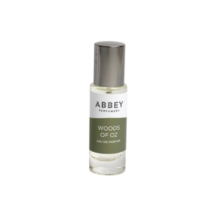 Woods of Oz perfume bottle 10ml on transparent background
