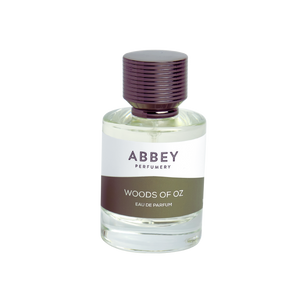 Woods of Oz perfume bottle 50ml on transparent background