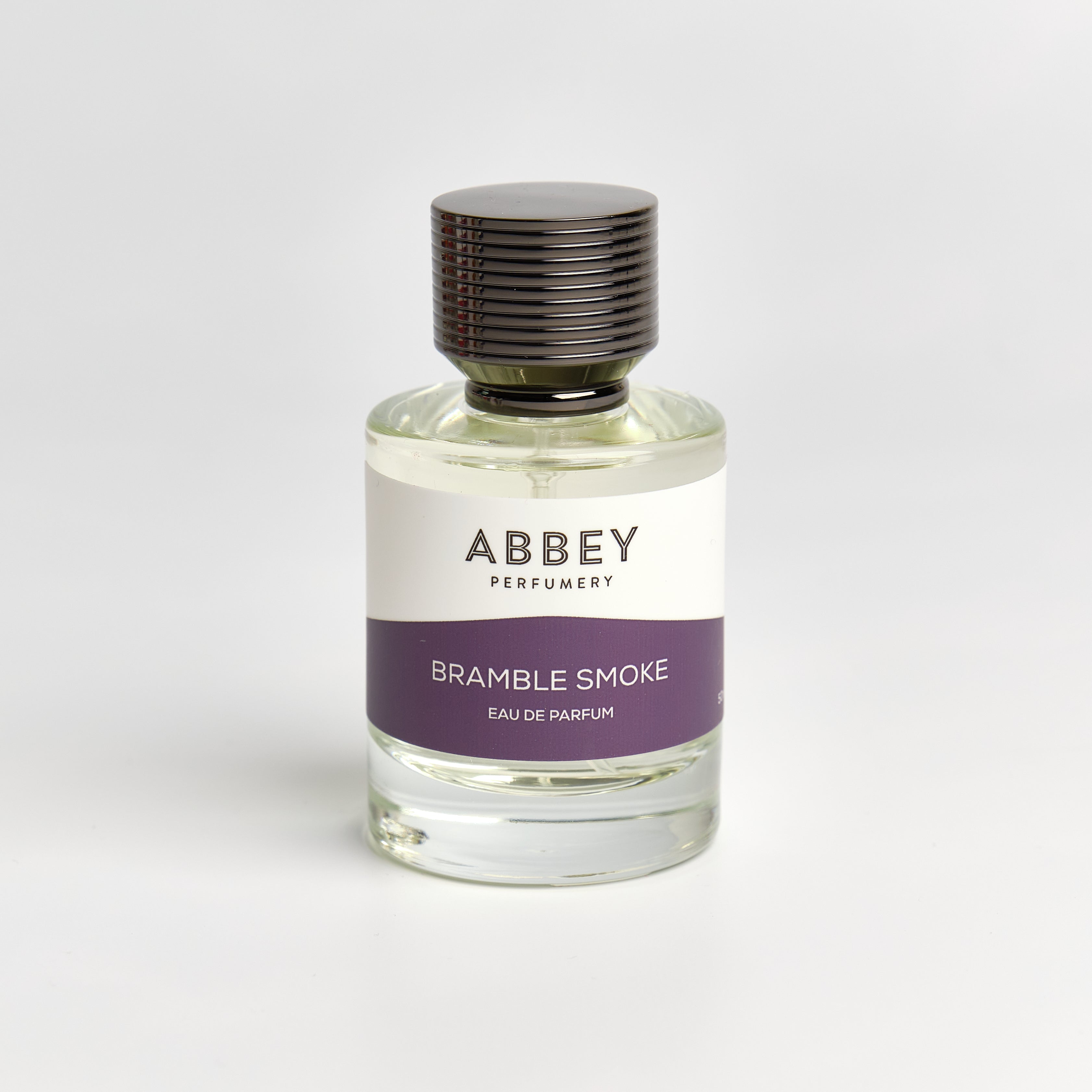 Bramble Smoke perfume bottle 50ml on white background