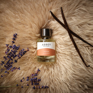 Hooga perfume bottle with lavender and vanilla