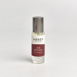 Joe Smooth perfume bottle 10ml on white background
