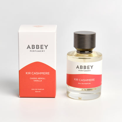 Kir Cashmere perfume bottle 50ml on white background