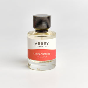 Kir Cashmere perfume bottle 50ml on white background