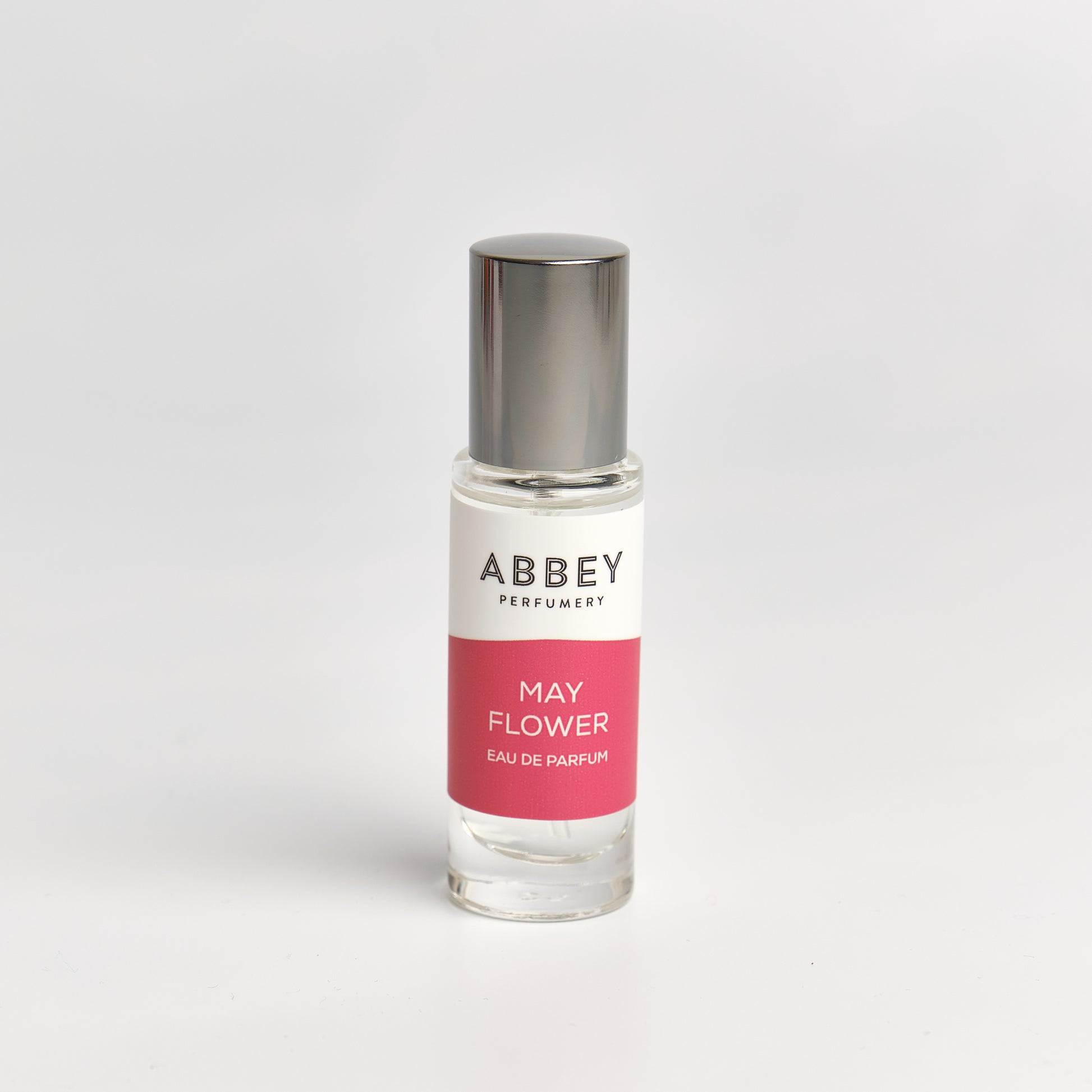 May Flower perfume bottle 10ml on white background