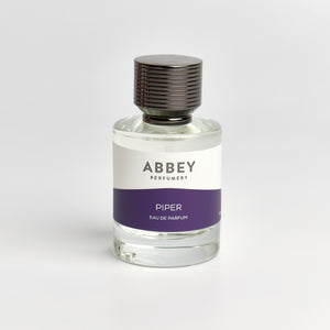 Piper perfume bottle 50ml on white background