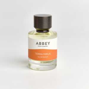 Terra Mirus perfume bottle 50ml on white background